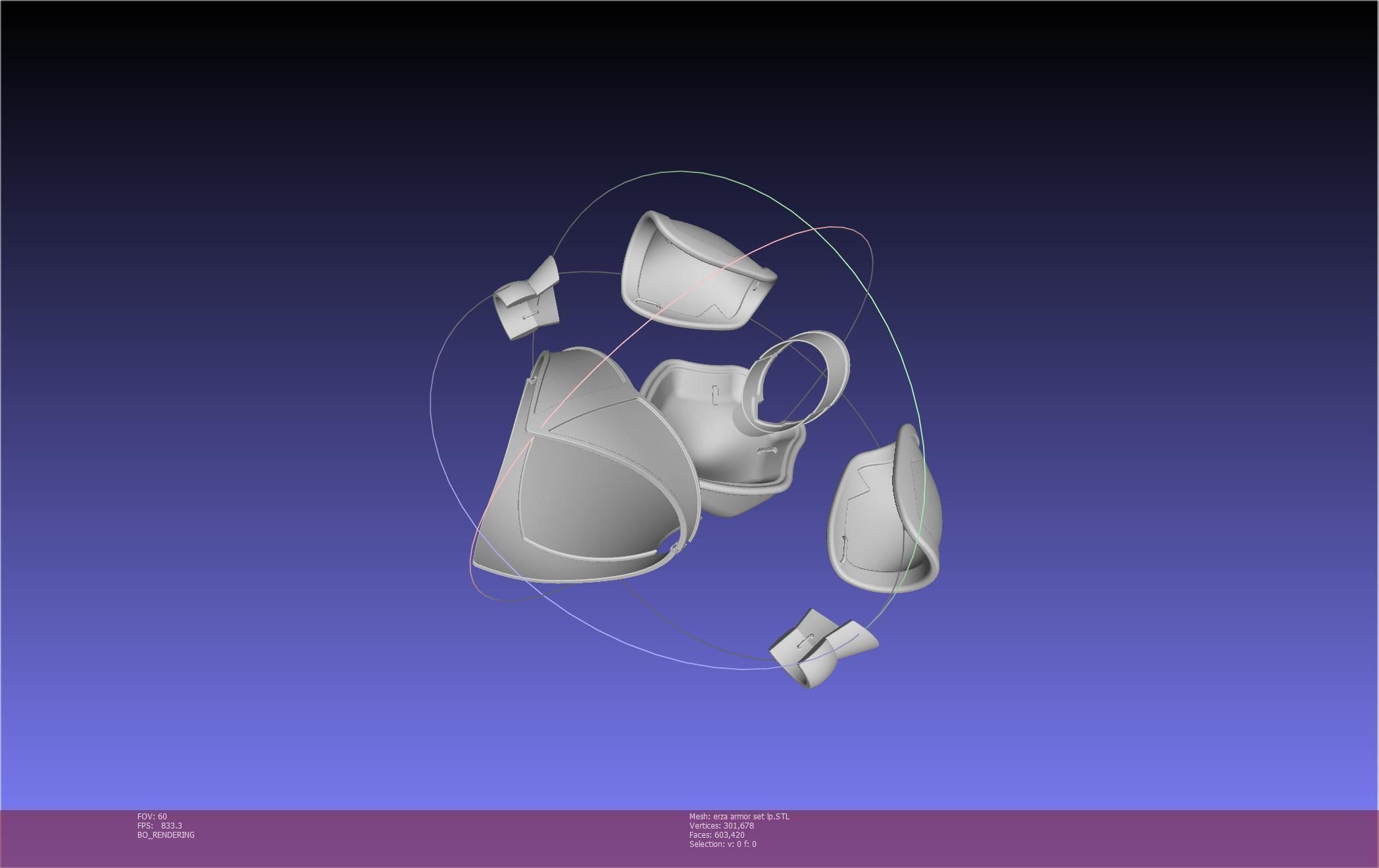 Fairy Tail Erza Scarlet Heart Kreuz Armor Set 3D print model_114