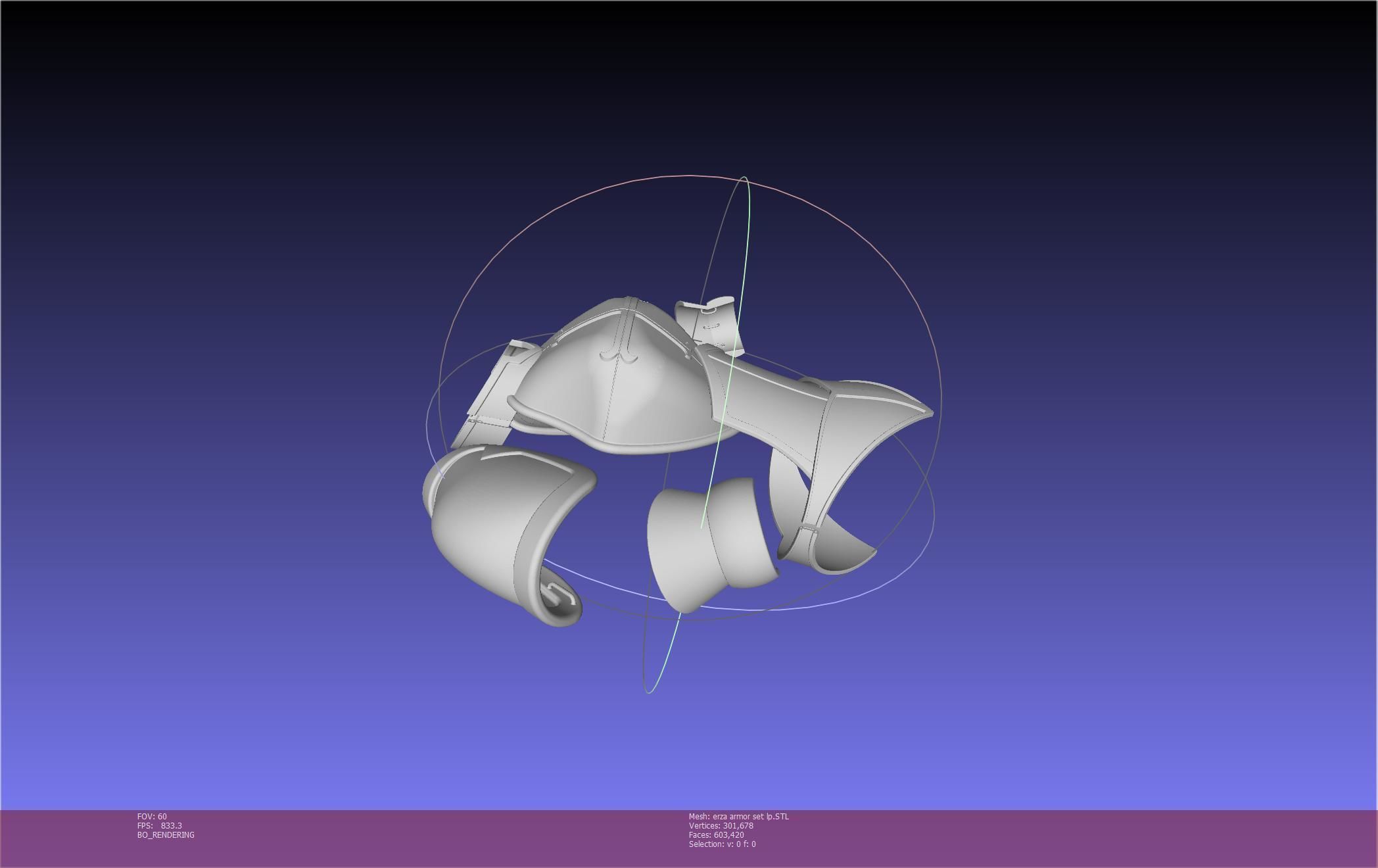 Fairy Tail Erza Scarlet Heart Kreuz Armor Set 3D print model_142