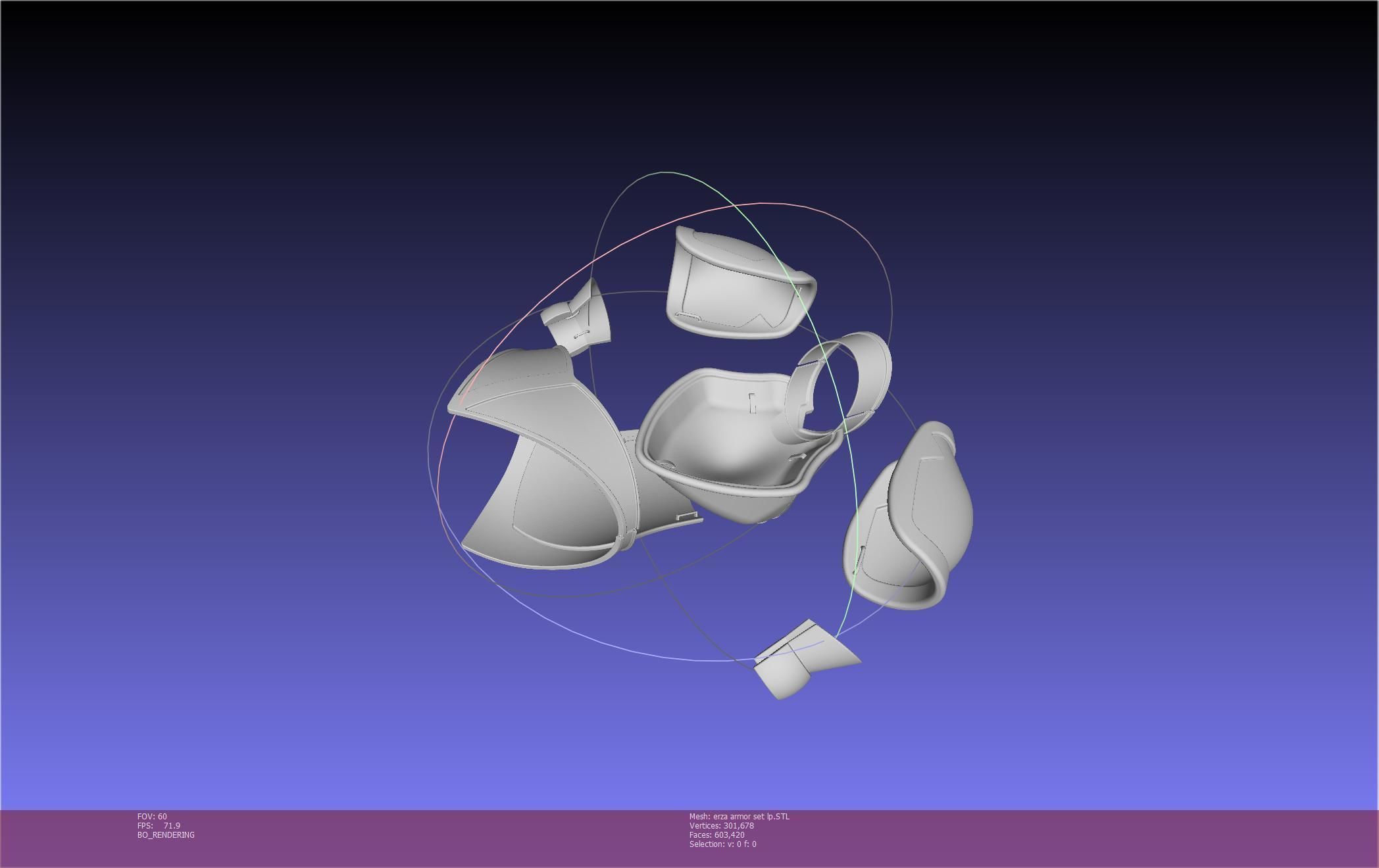 Fairy Tail Erza Scarlet Heart Kreuz Armor Set 3D print model_103