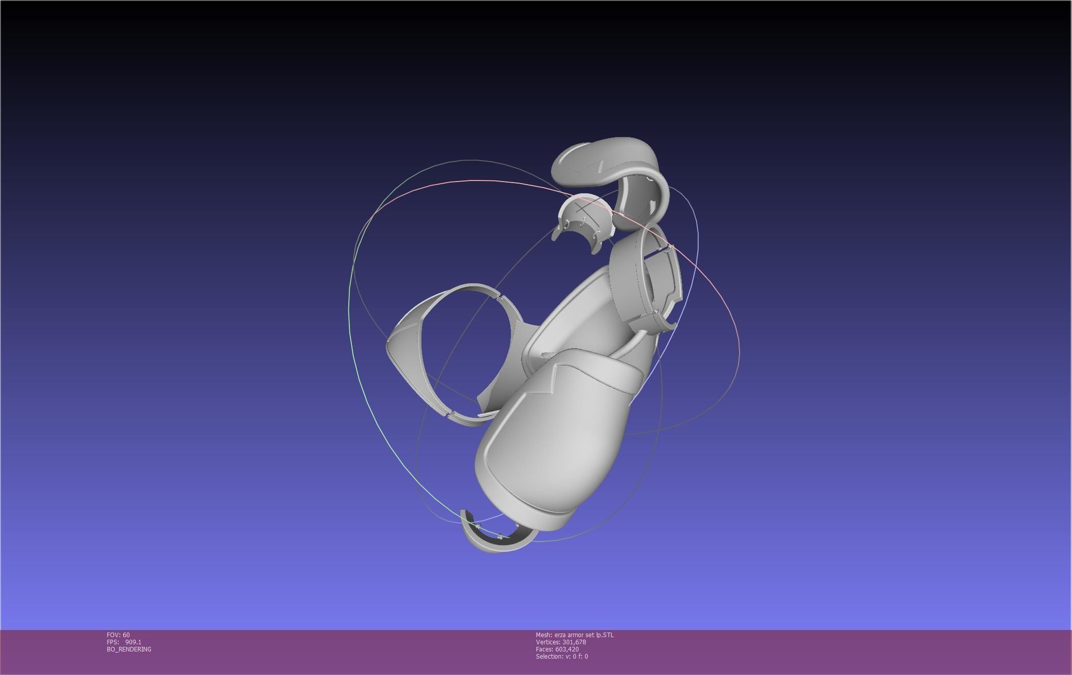 Fairy Tail Erza Scarlet Heart Kreuz Armor Set 3D print model_121