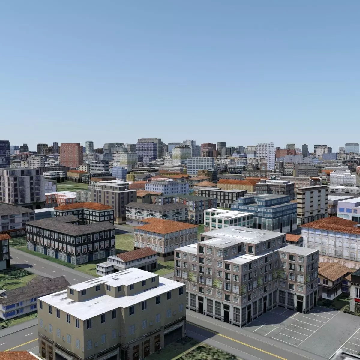 Big City 46 3D model_0