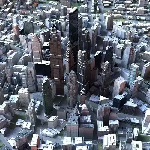 Big City 50 3D model