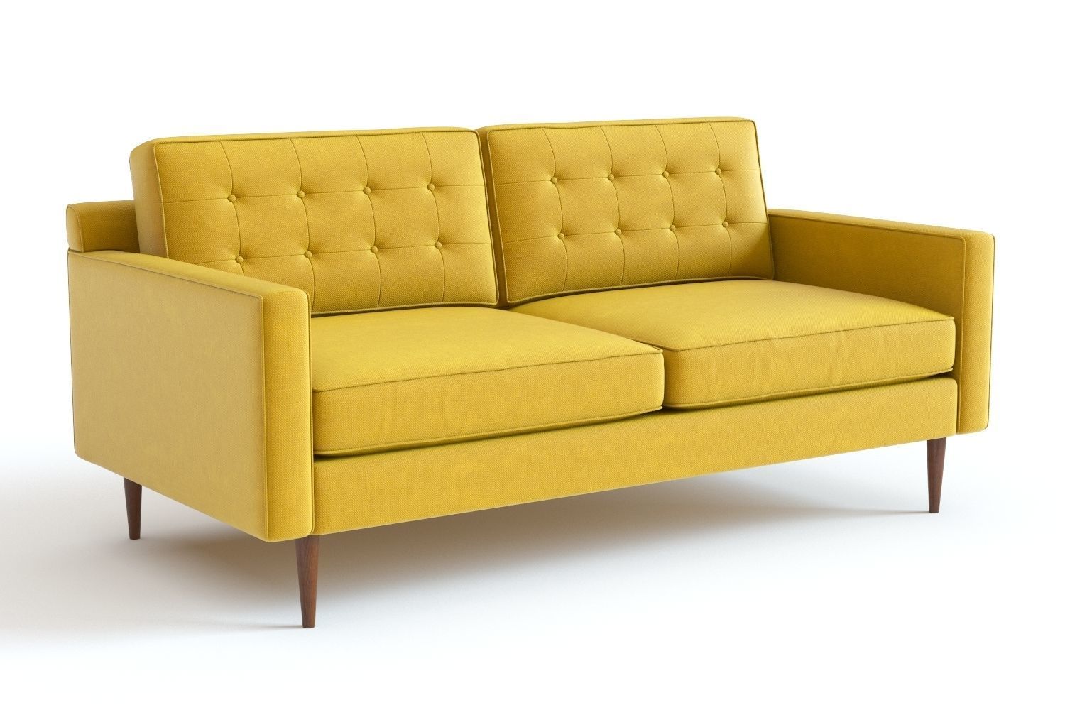 West Elm Drake Sofa 3D model_1
