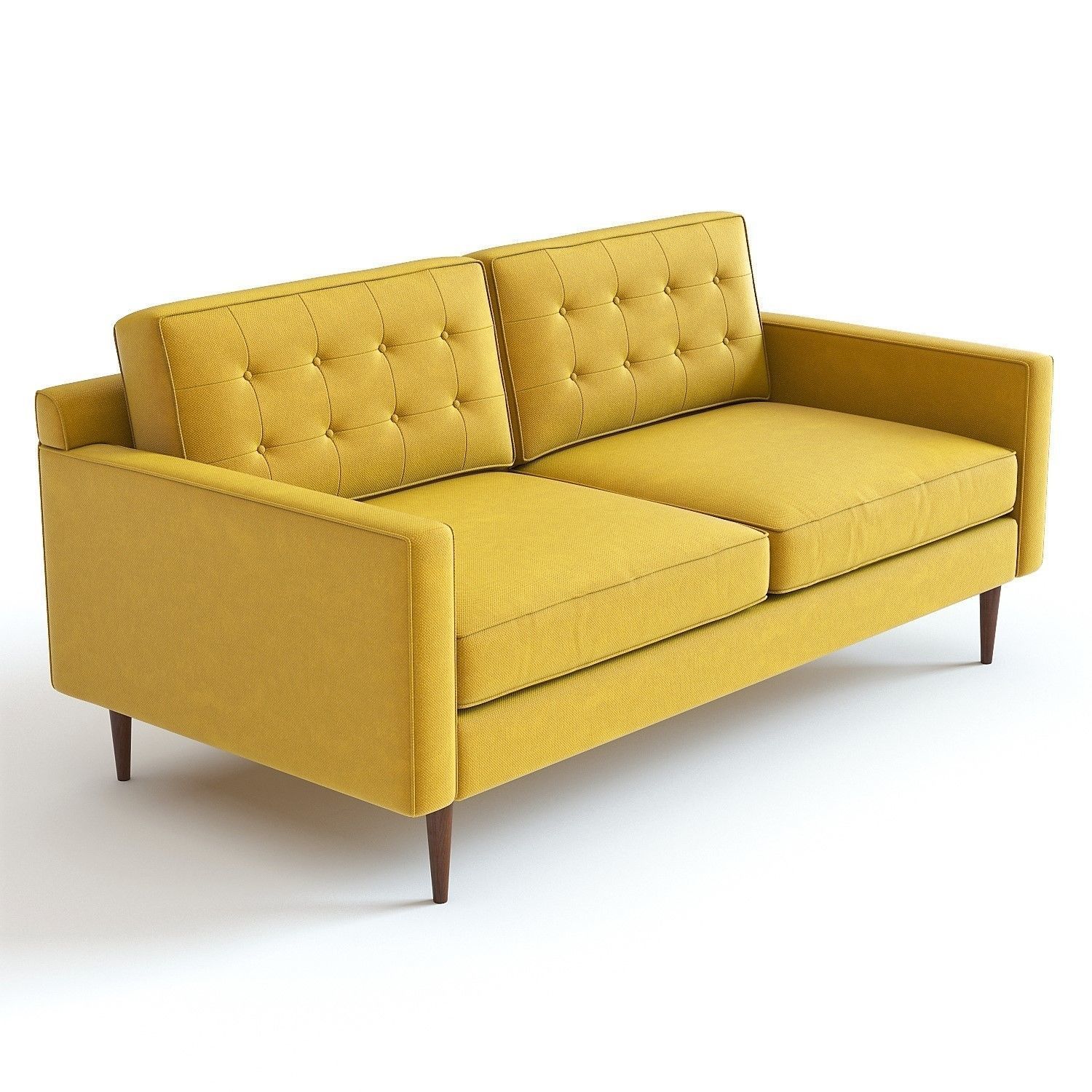 West Elm Drake Sofa 3D model_4