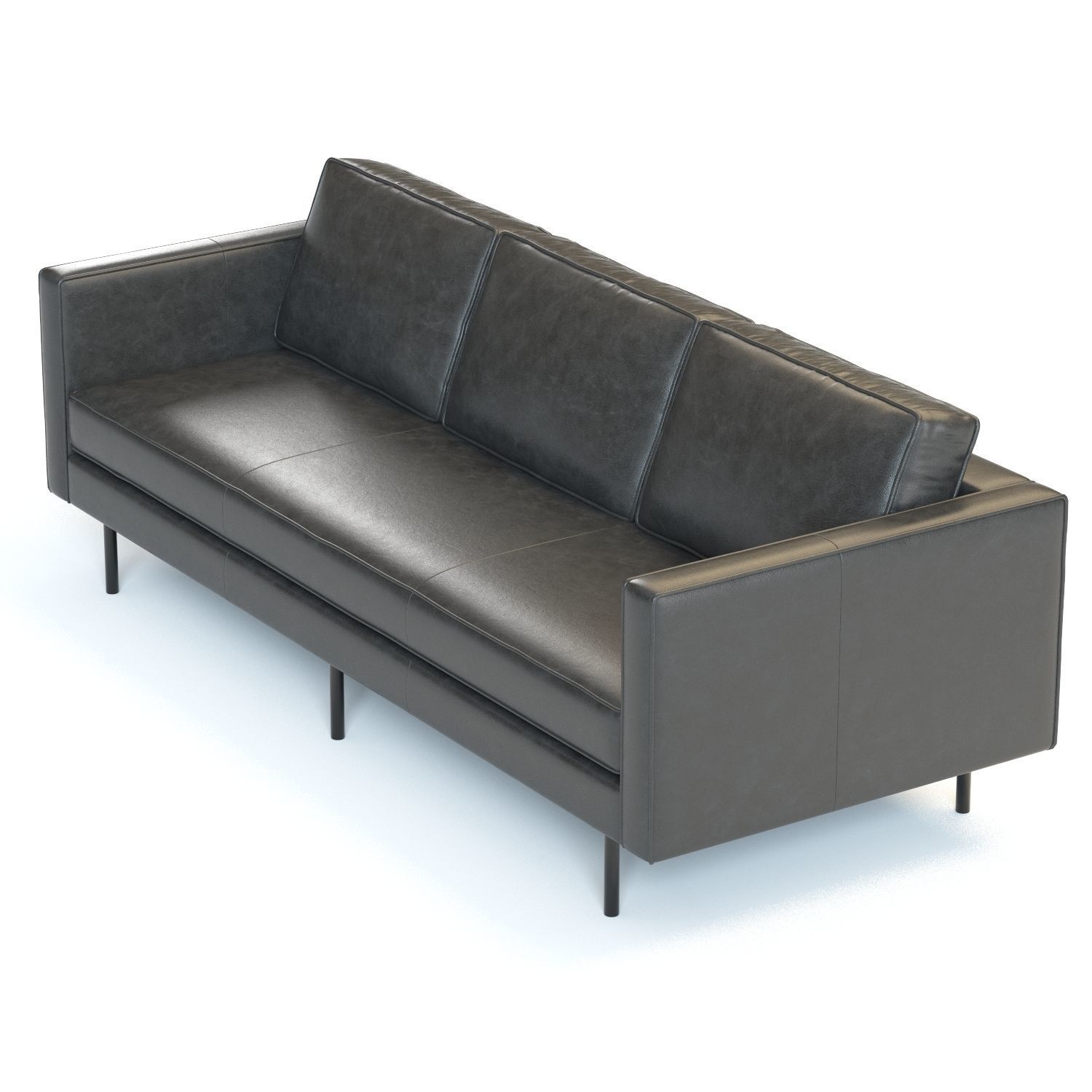 West Elm Axel Sofa 3D model_3
