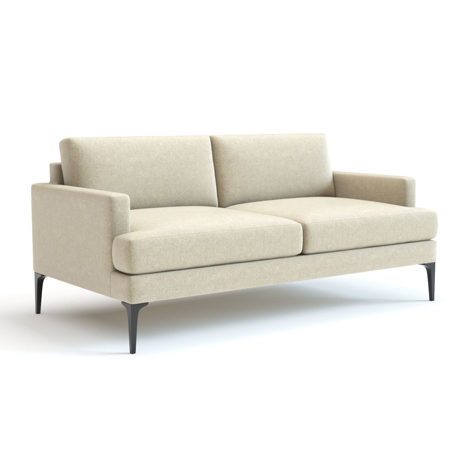 West Elm Andes Sofa 3D model_2