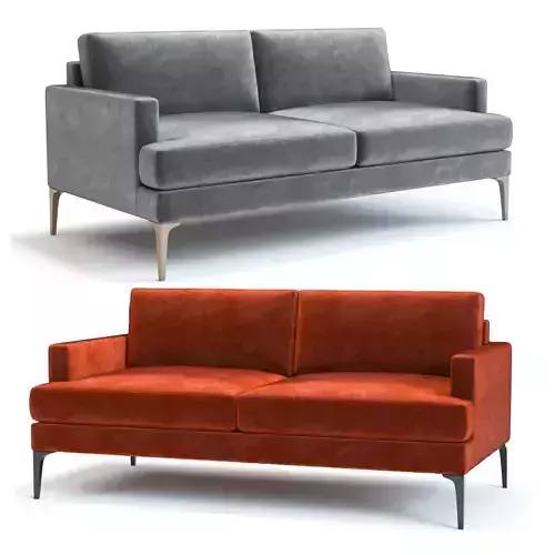 West Elm Andes Sofa 3D model