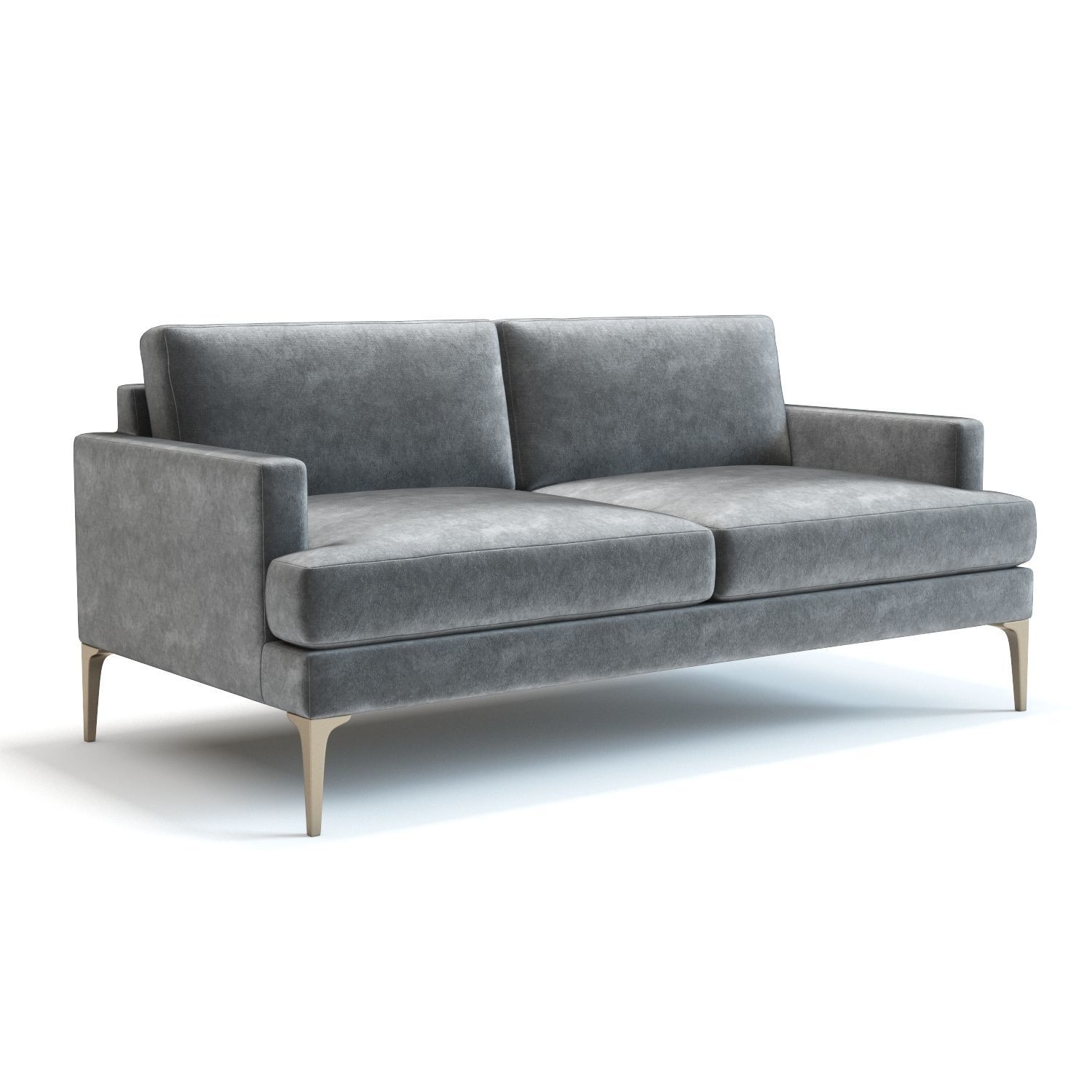 West Elm Andes Sofa 3D model_1