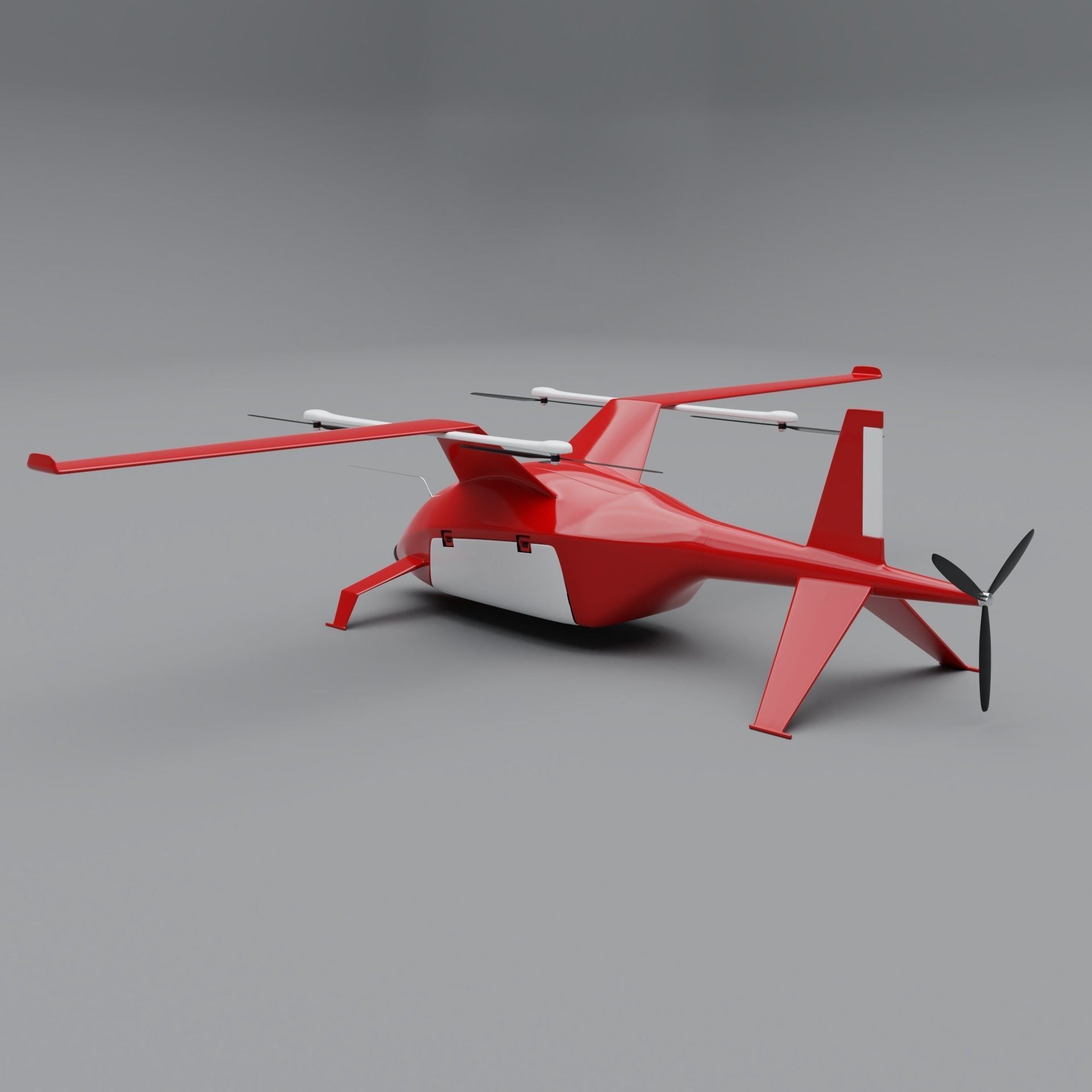 Cargo drone Zeltor-28 3D model_7