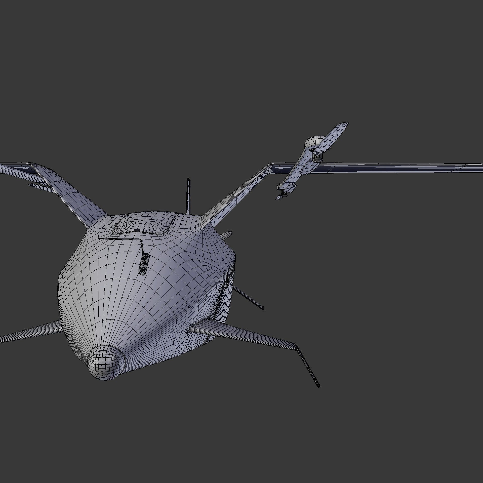 Cargo drone Zeltor-28 3D model_22