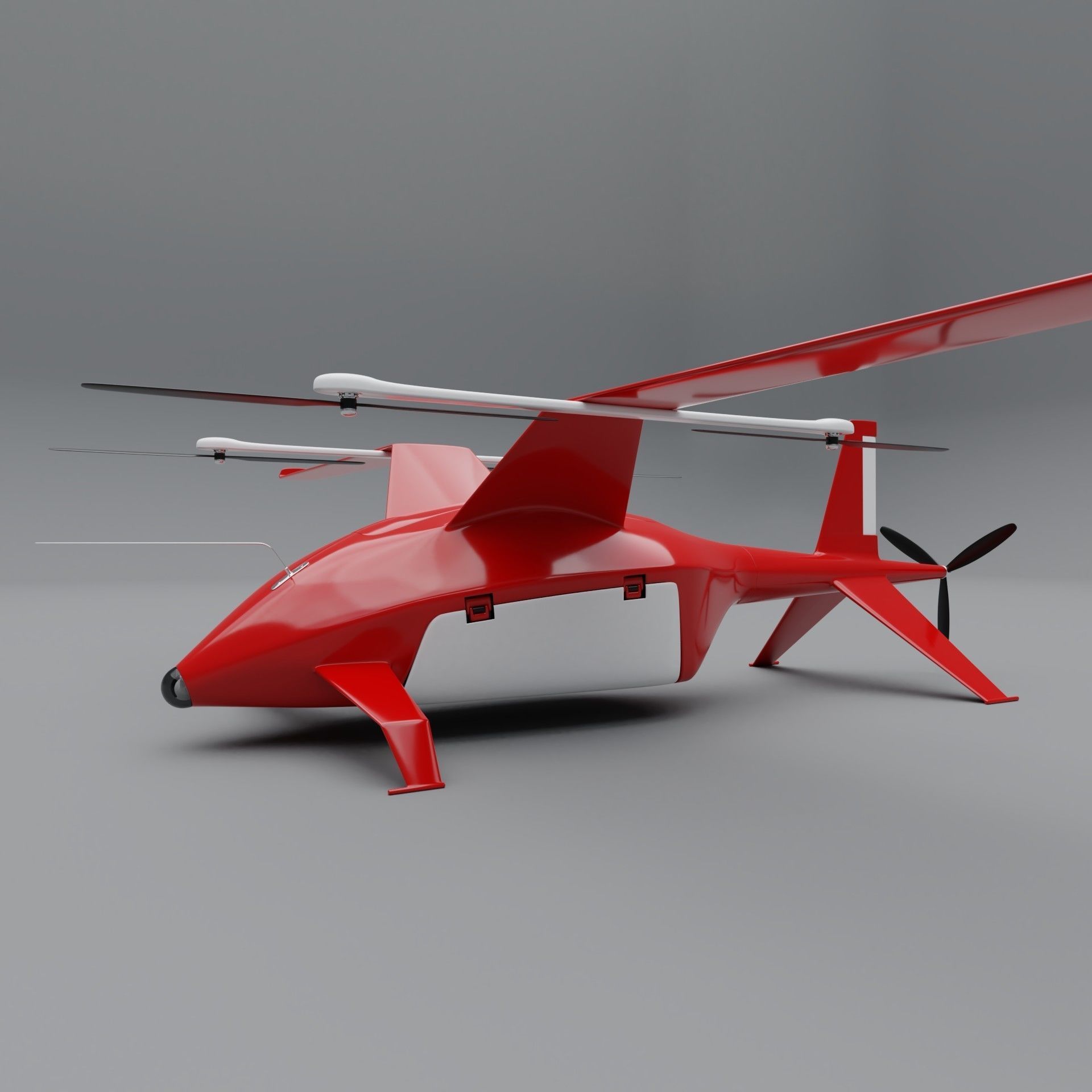 Cargo drone Zeltor-28 3D model_2
