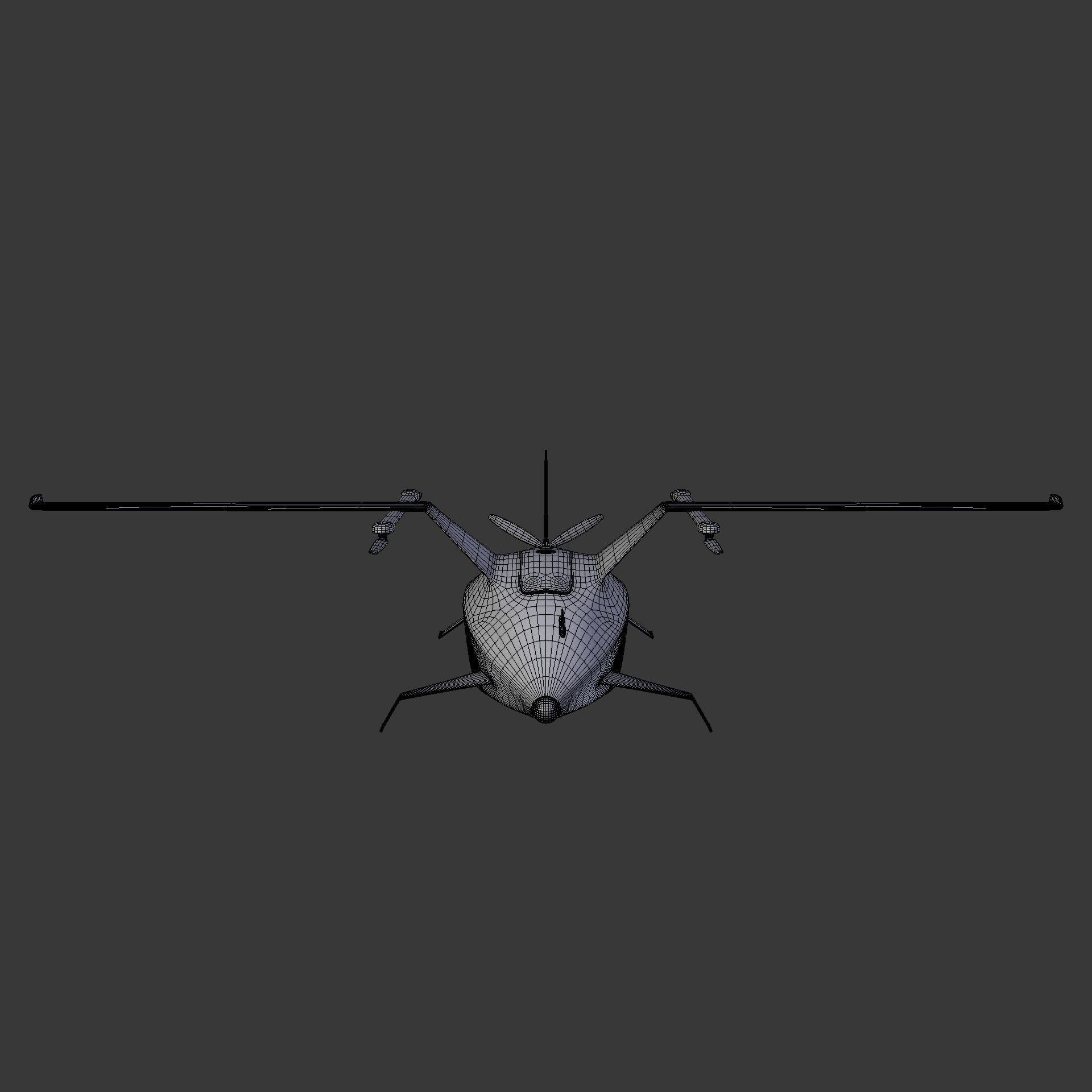 Cargo drone Zeltor-28 3D model_18