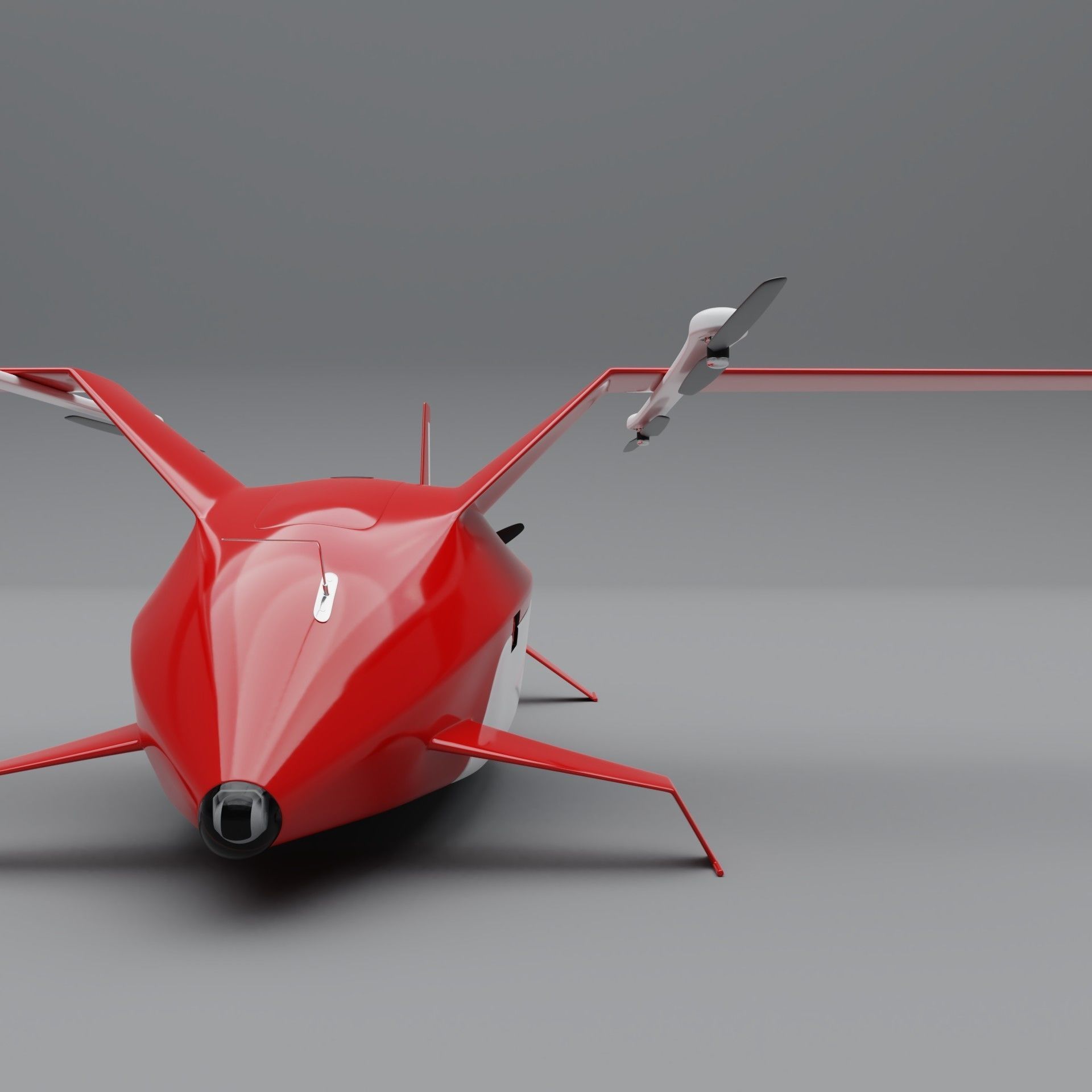 Cargo drone Zeltor-28 3D model_9