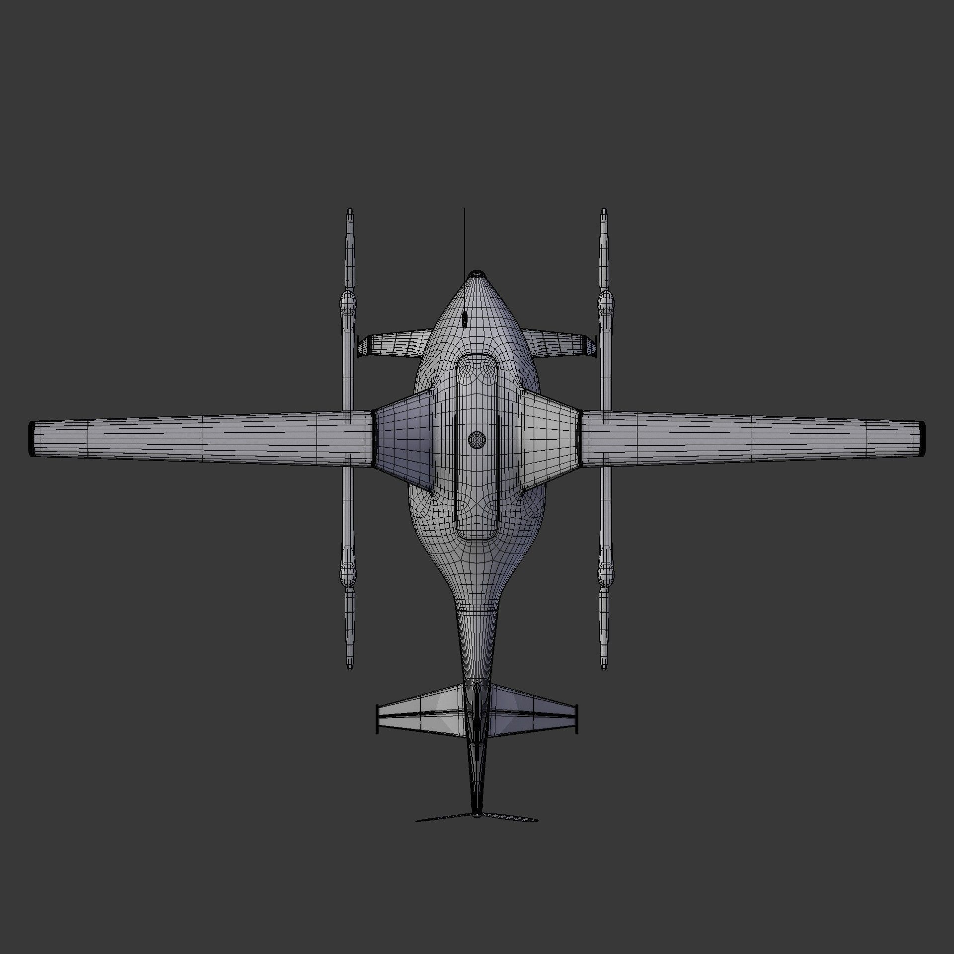Cargo drone Zeltor-28 3D model_17
