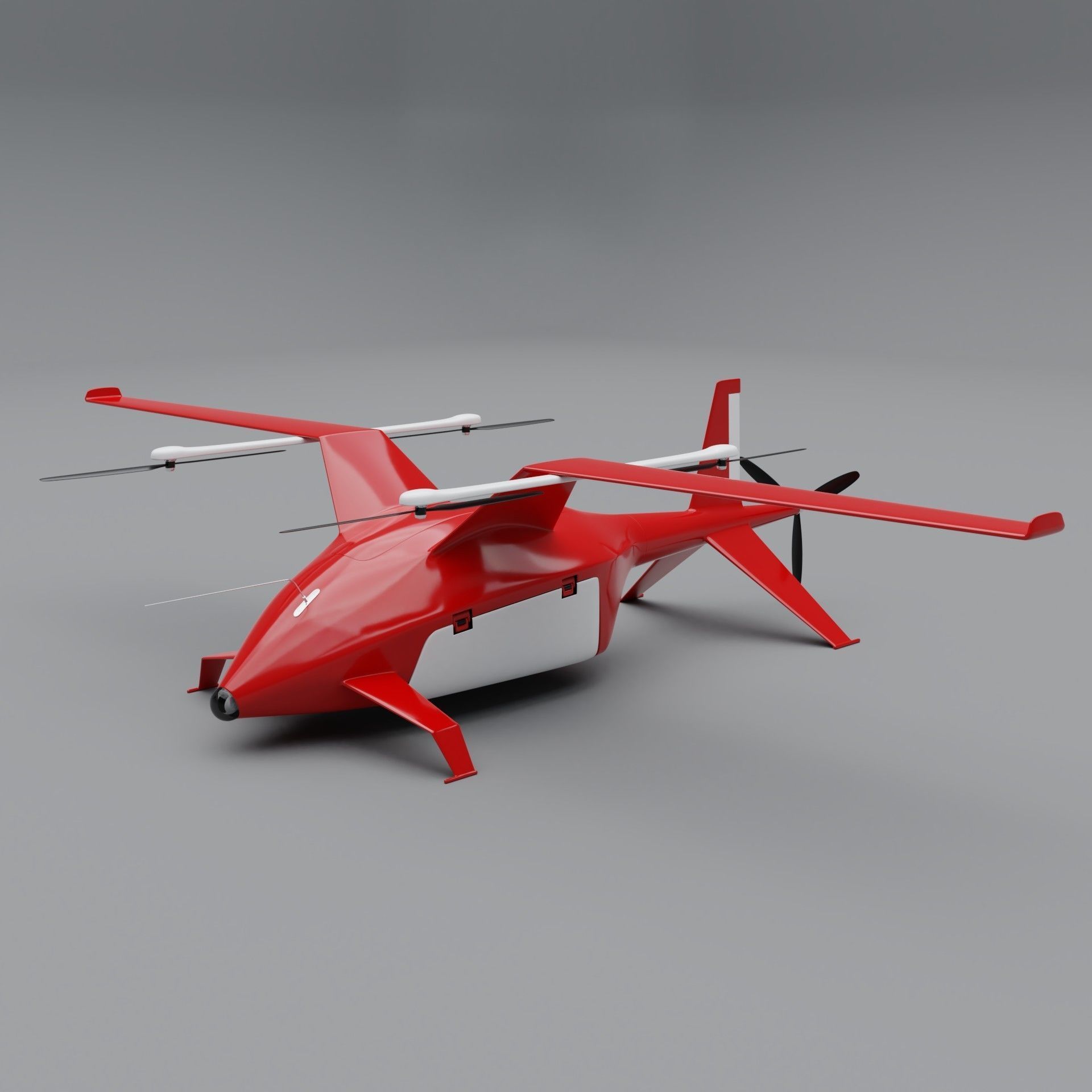 Cargo drone Zeltor-28 3D model_1