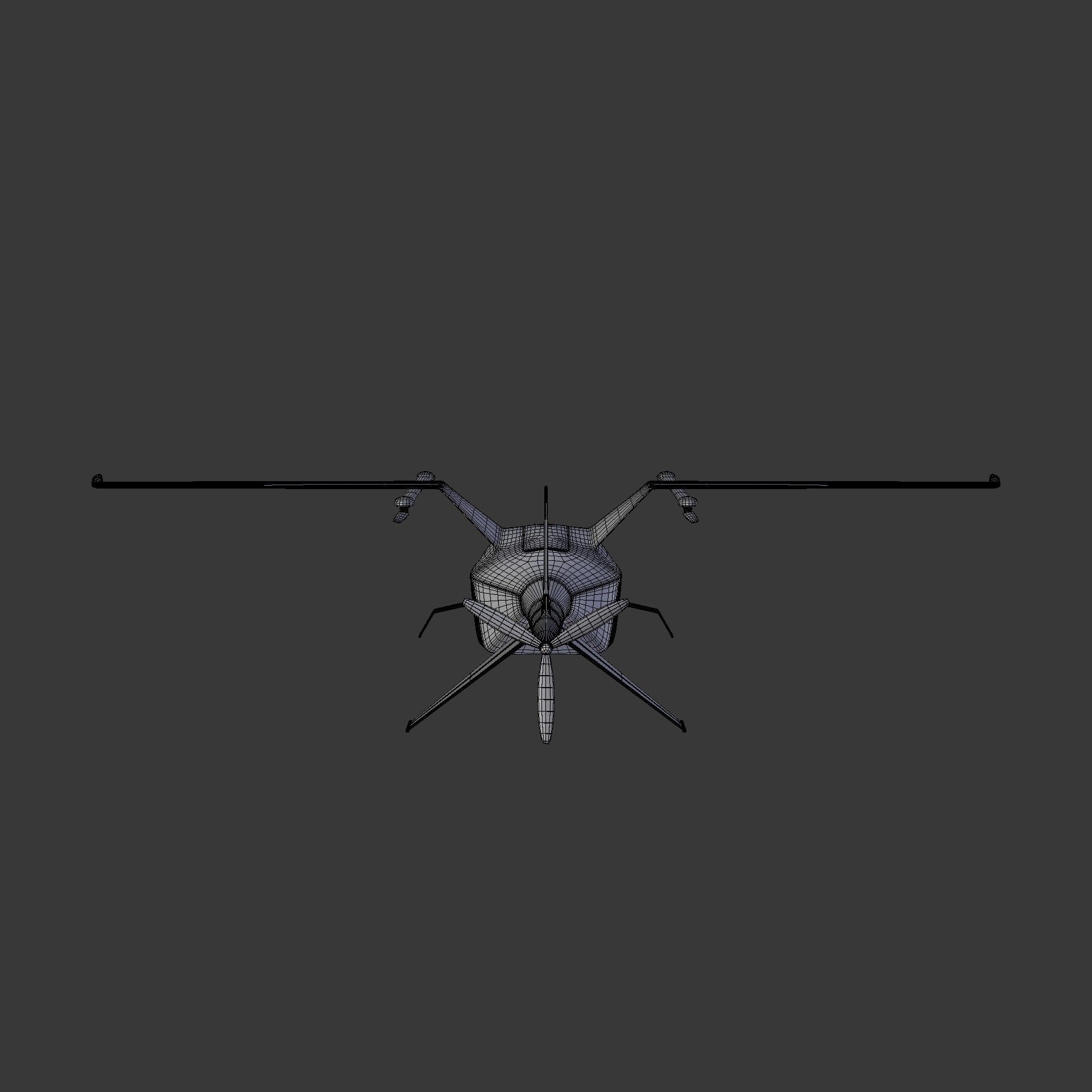 Cargo drone Zeltor-28 3D model_21