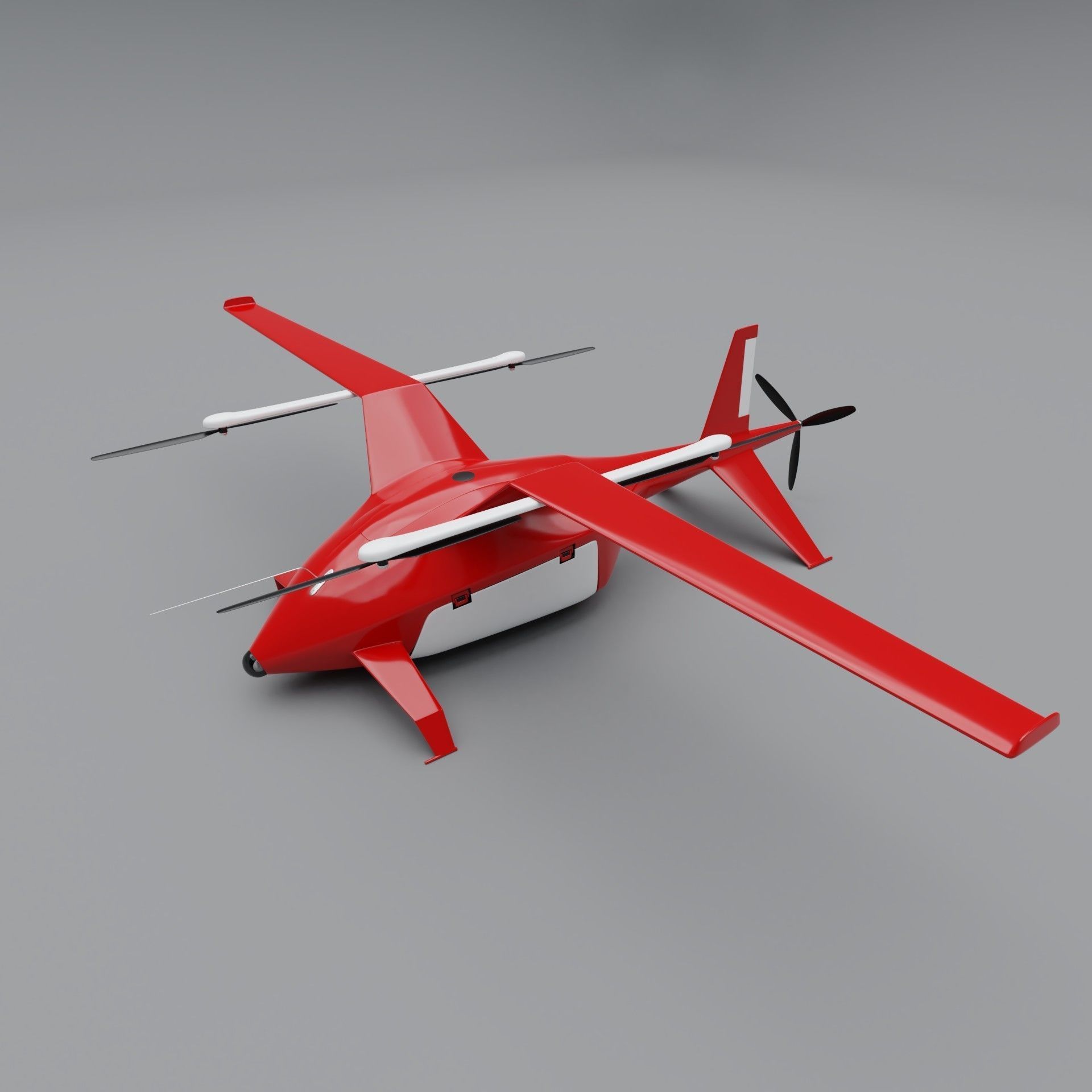 Cargo drone Zeltor-28 3D model_3