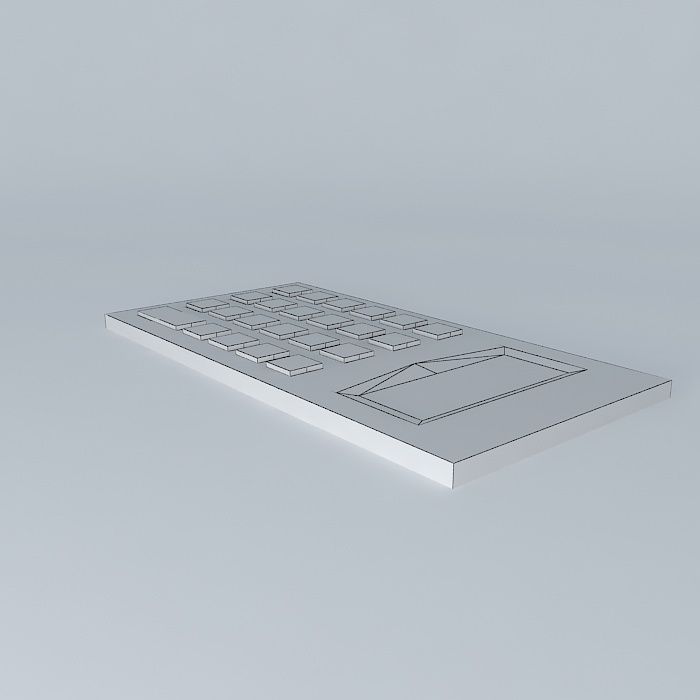 Calculator Free 3D model_4