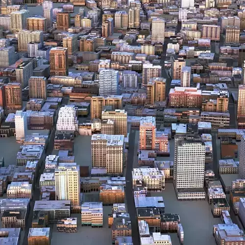 Big City 55 3D model