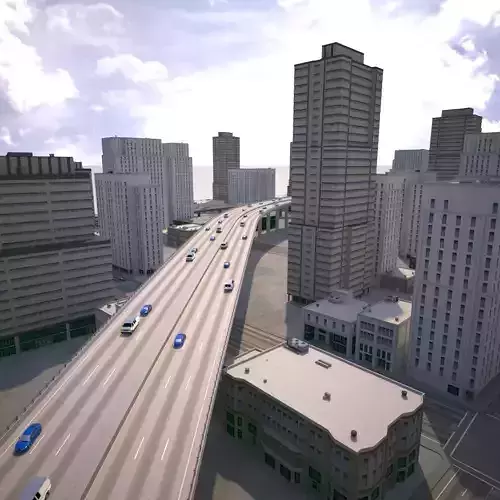 City District 02 3D model