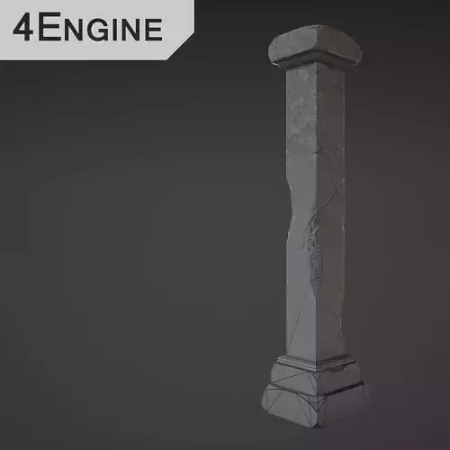 Column - 2nd Low-poly 3D model