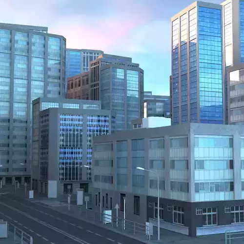 City Scape 9 3D model
