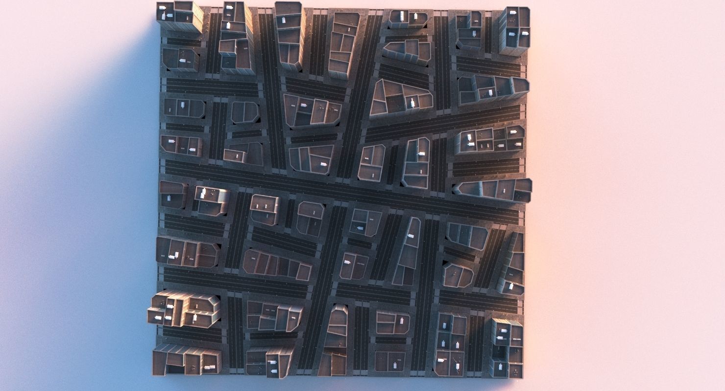 City Scape 9 3D model_5