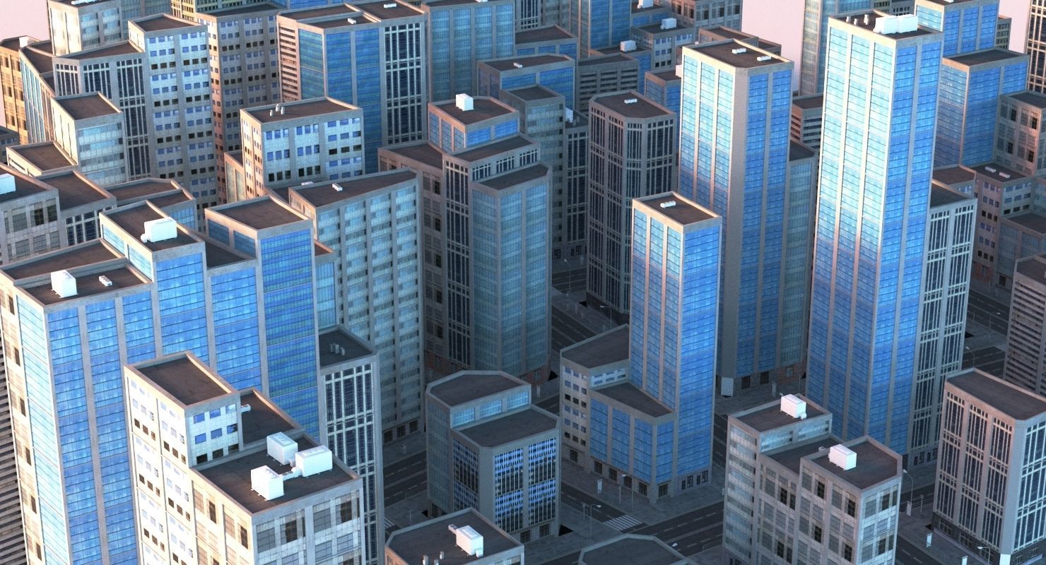 City Scape 9 3D model_3