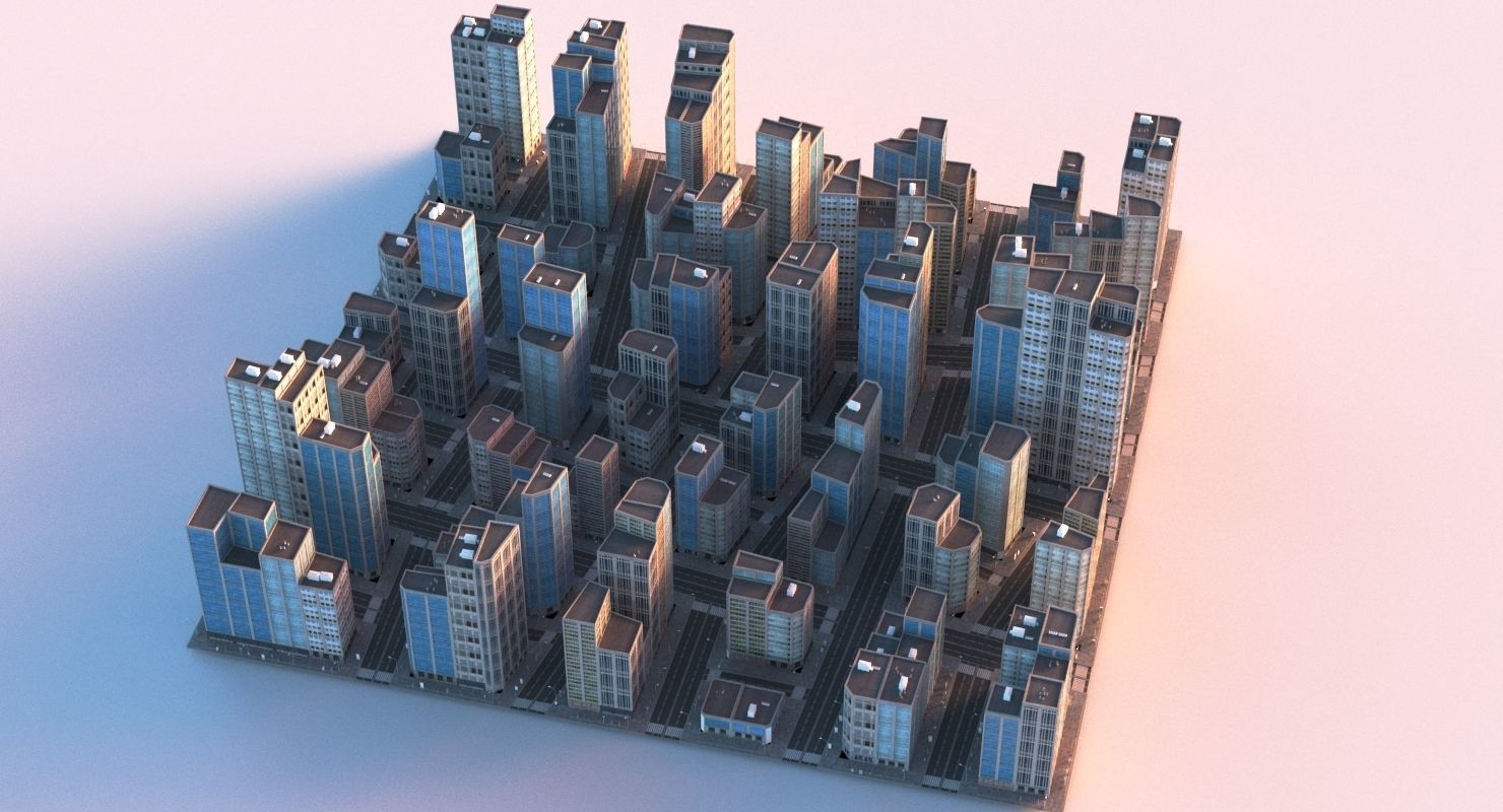 City Scape 9 3D model_6