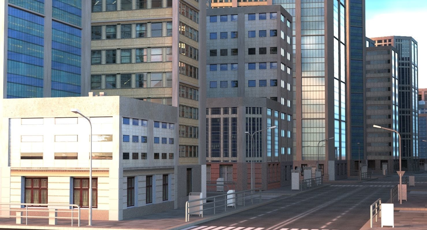 City Scape 9 3D model_2