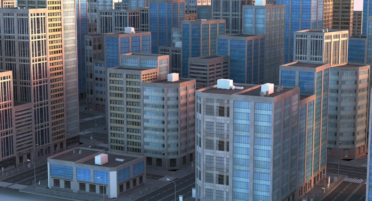 City Scape 9 3D model_4