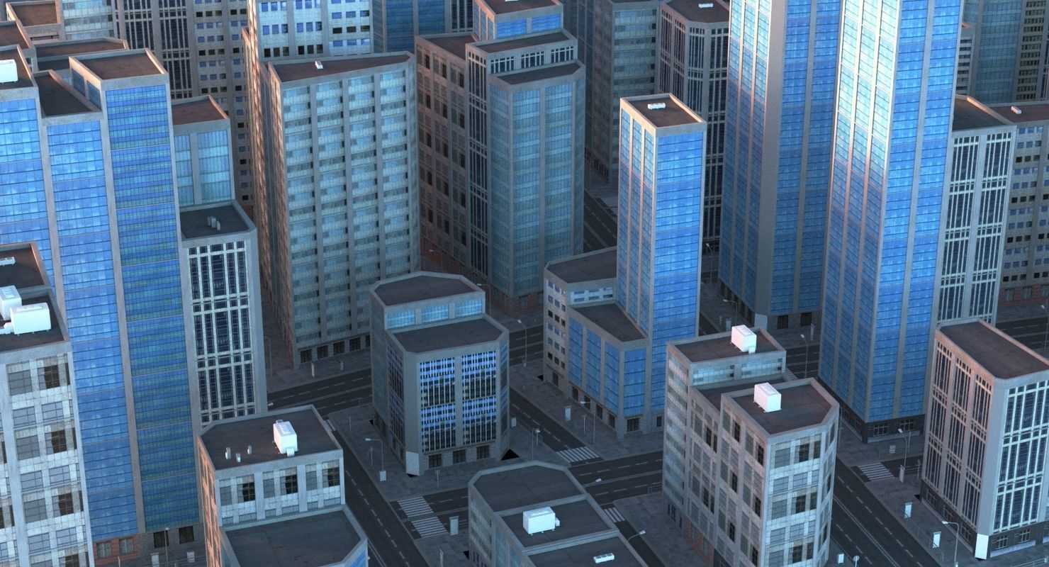 City Scape 9 3D model_1