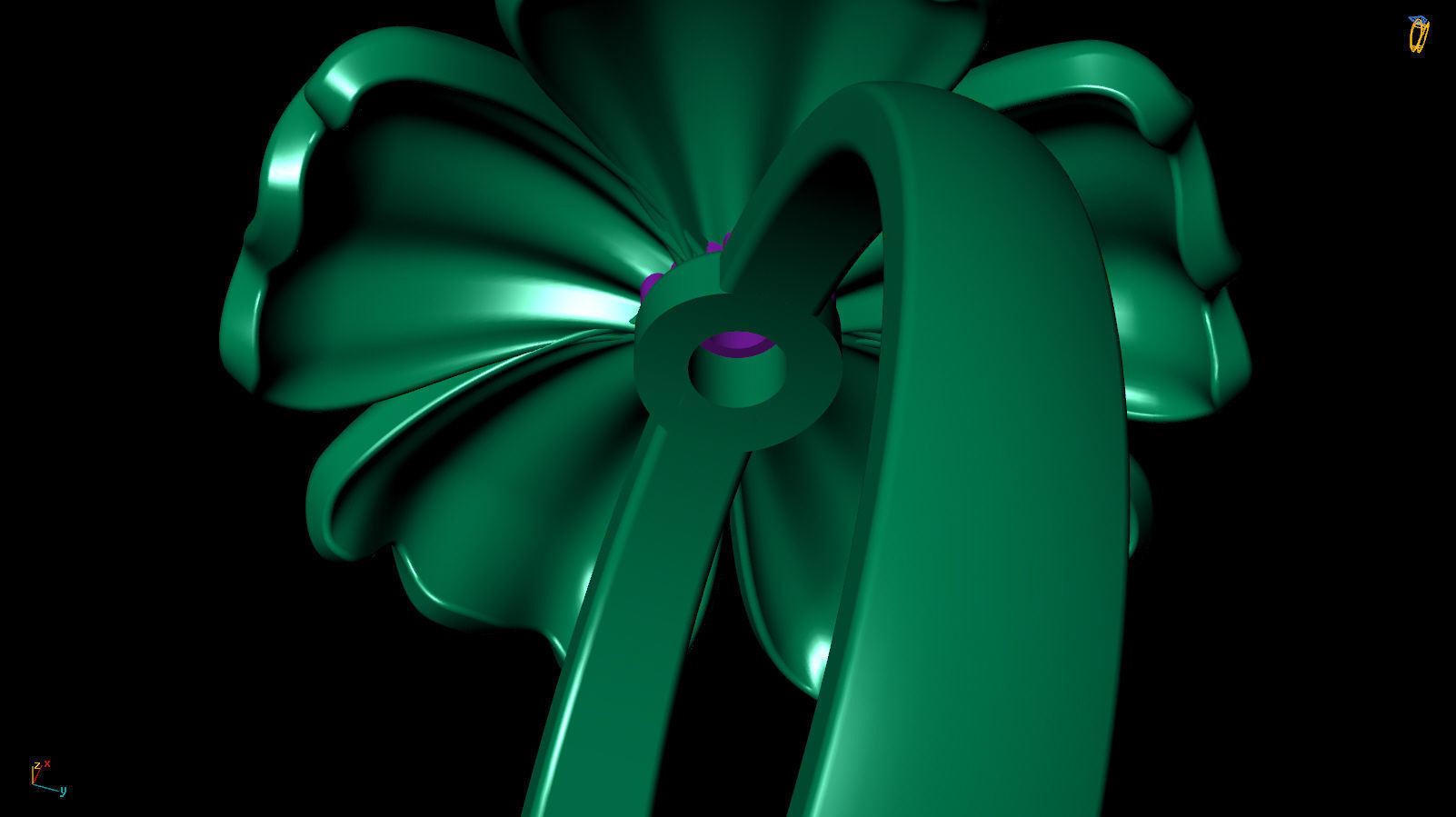 Ring R 0040 3D print model_5