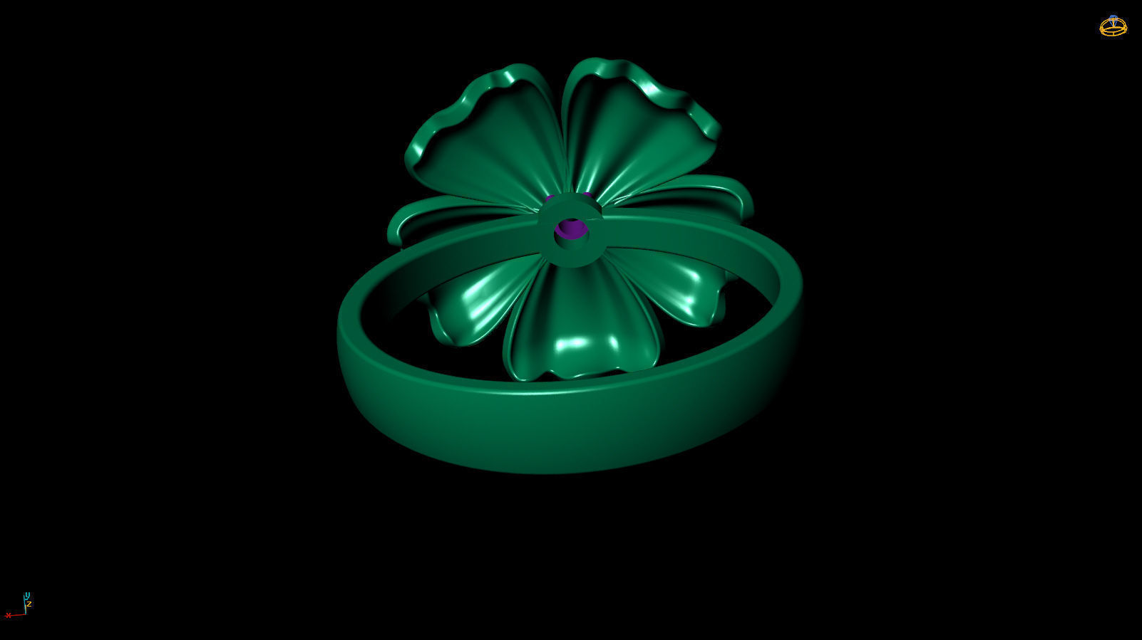 Ring R 0040 3D print model_13