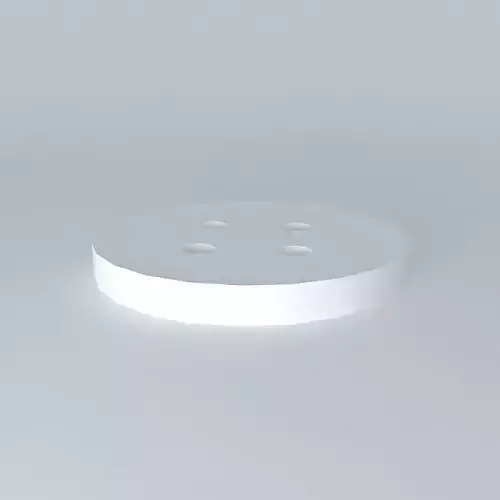 Button plate with holes