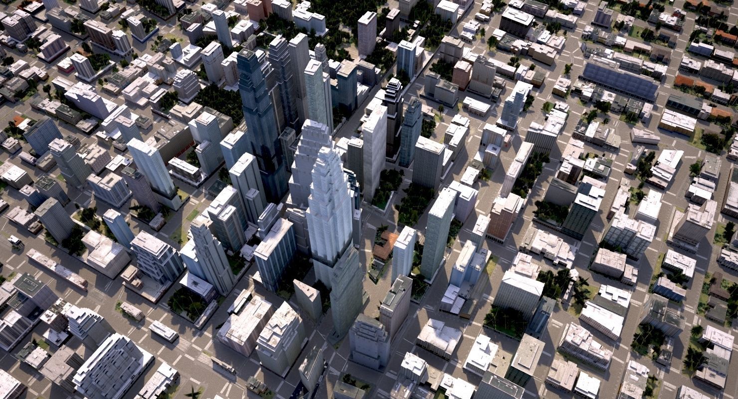 Real Time City 08 3D model_3