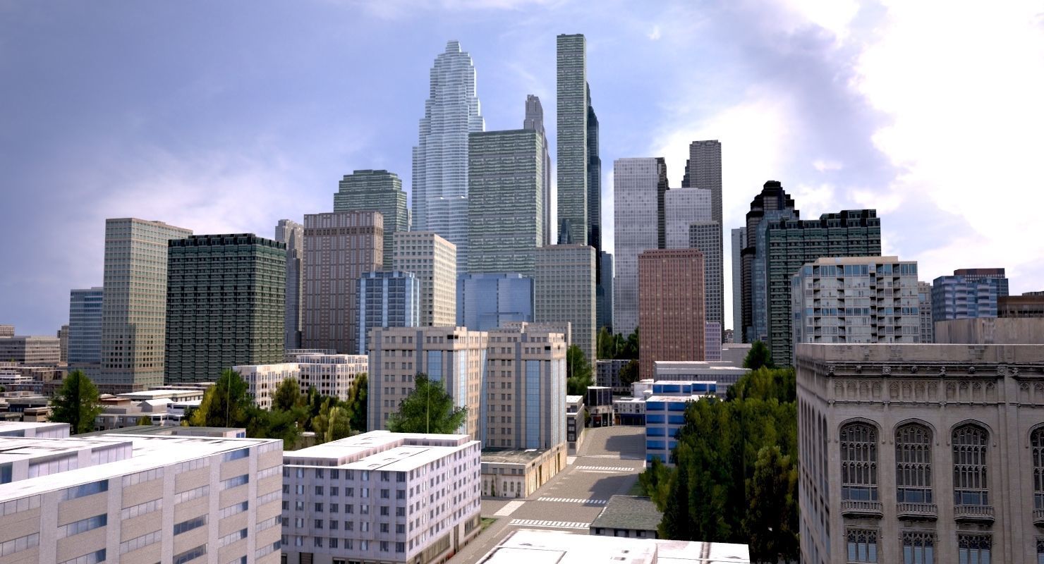 Real Time City 08 3D model_2