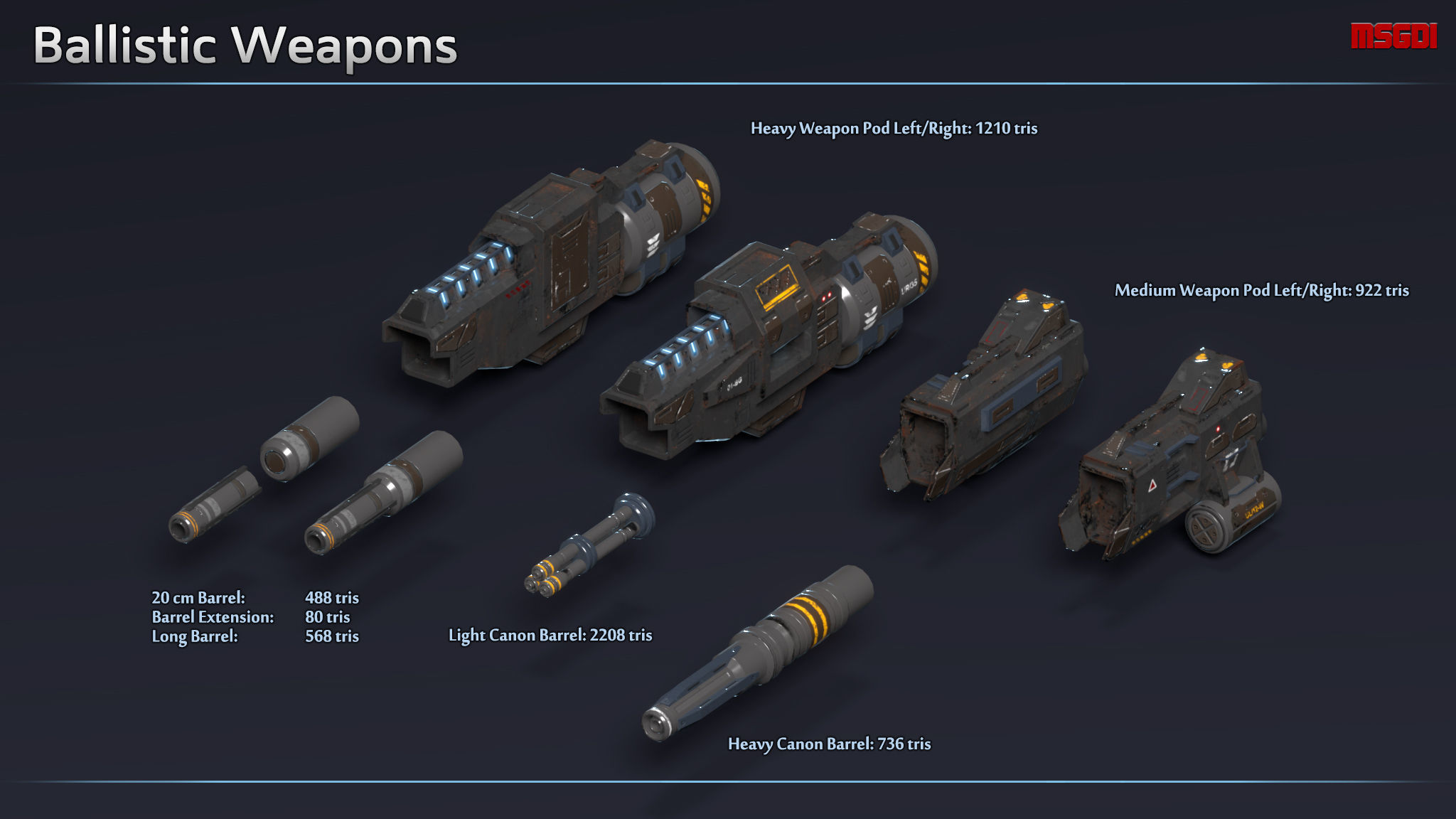 Heavy Mech Retaliator Low-poly 3D model_1