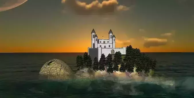 Turtle Land Free low-poly 3D model