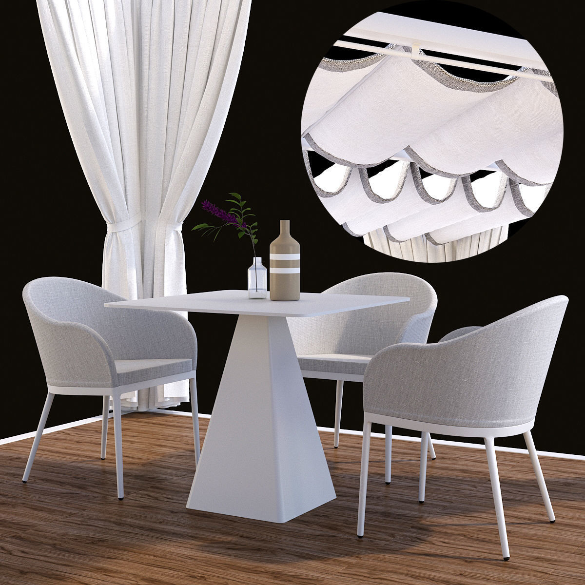 Gazebo Varaschin Pavilion 3D model_1