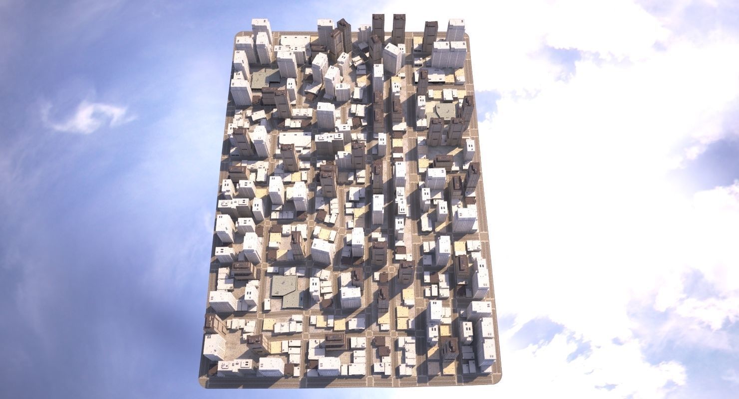 Real Time City 10 3D model_5