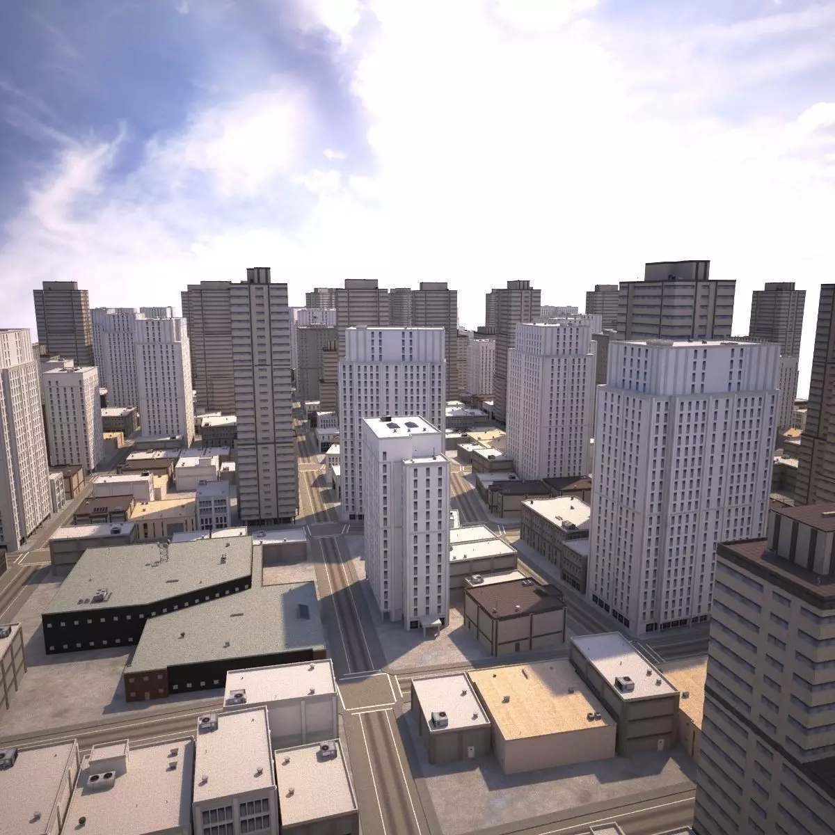 Real Time City 10 3D model_0
