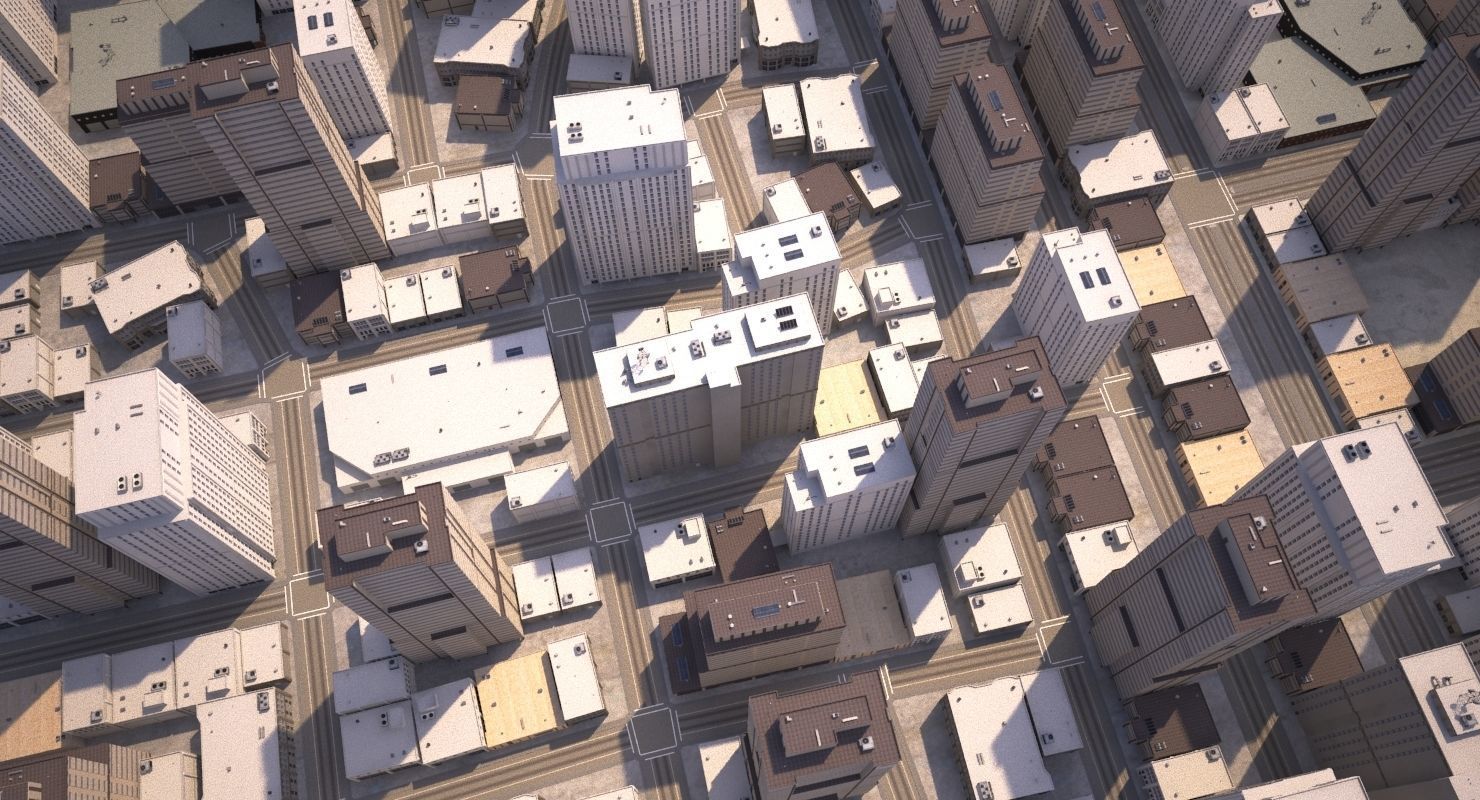 Real Time City 10 3D model_3