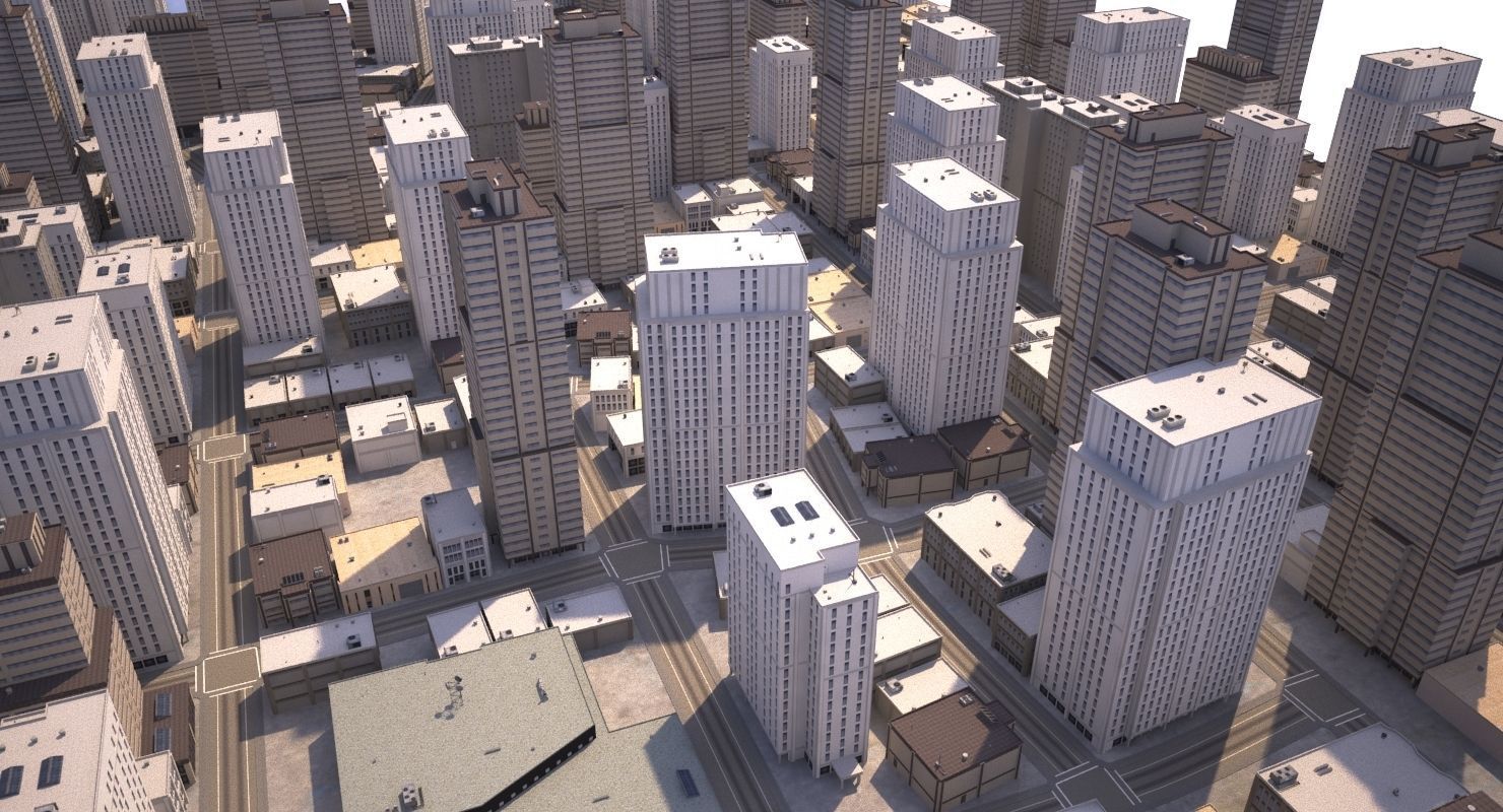 Real Time City 10 3D model_6