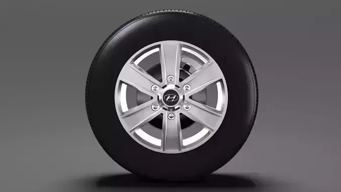Hyundai H350 Van wheel 2017 3D model