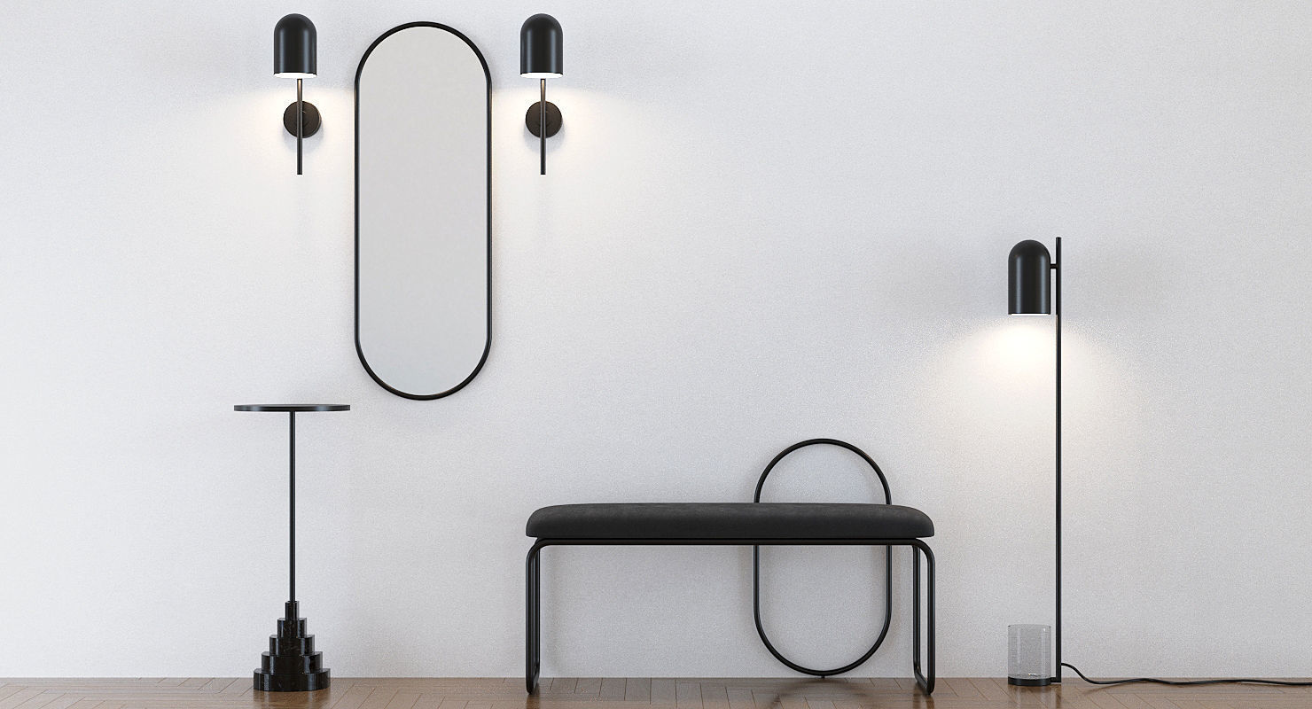 Hallway furniture AYTM Denmark 3D model_1