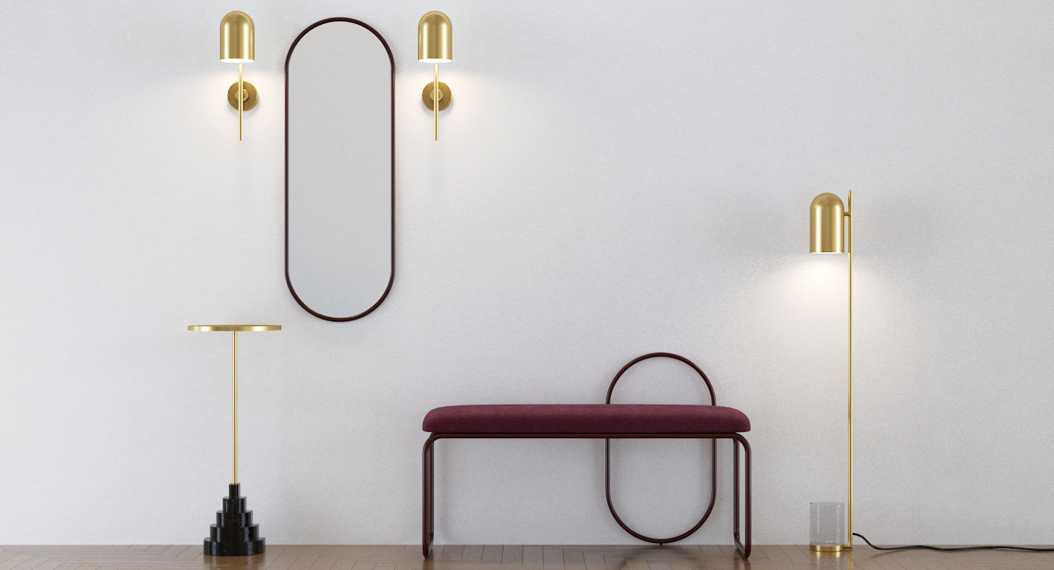 Hallway furniture AYTM Denmark 3D model_2