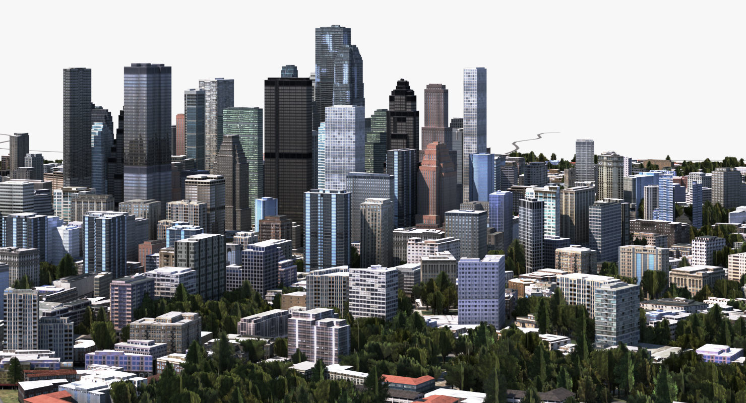 Real Time City 14 3D model_1