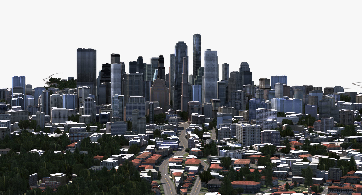 Real Time City 14 3D model_3