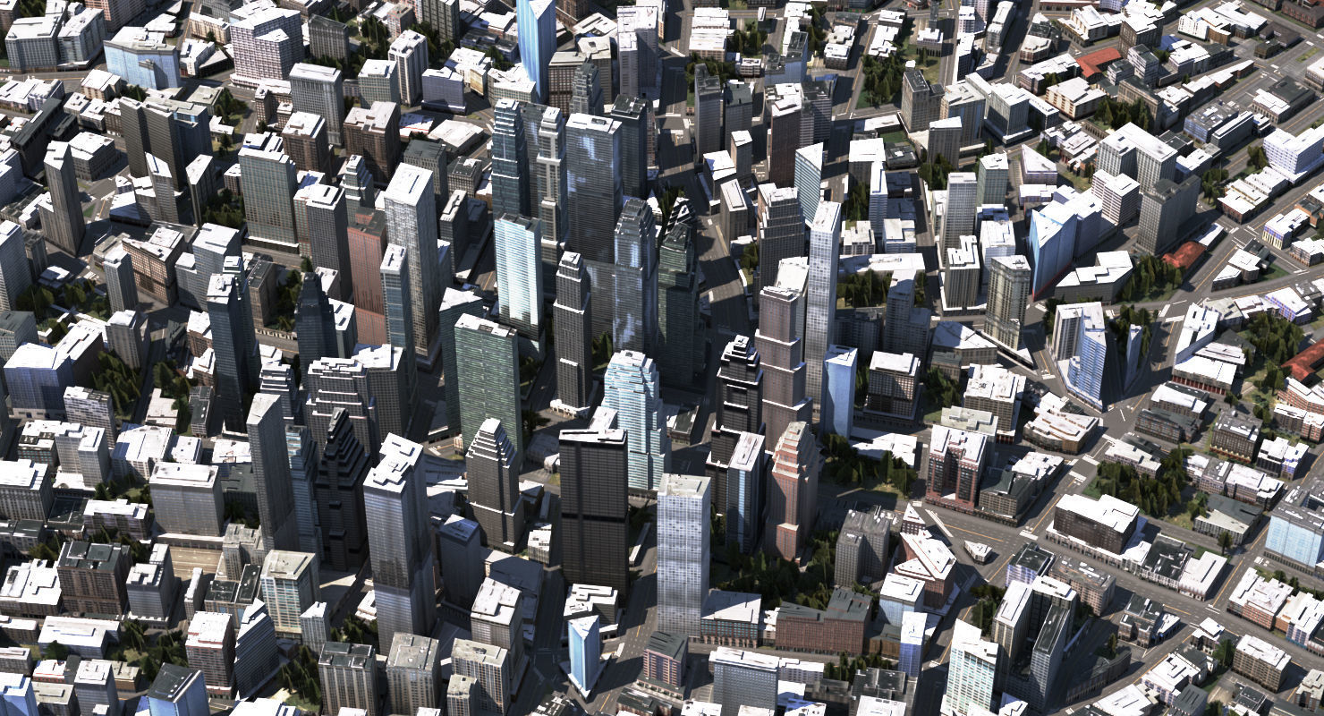 Real Time City 14 3D model_4